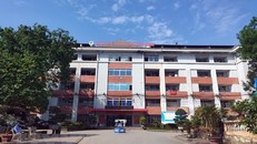 Toàn cảnh Bệnh viện Đa khoa tỉnh Tuyên Quang. (Ảnh: Vũ Quang Đán/TTXVN)