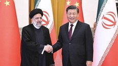 Chủ tịch Trung Quốc Tập Cận Bình và Tổng thống Iran Ebrahim Raisi. (Nguồn: Đại sứ quán Trung Quốc)