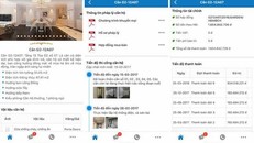 Giao diện Cổng thông tin www.sunshinegroup.vn với nhiều tính năng hữu ích cho người mua nhà 