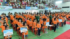 Khai mạc Trại hè - Viettel Vui Vẻ tại khu thể thao 5 sao