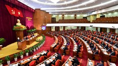 Hội nghị Trung ương 6, khoá 12 đã thông qua Nghị quyết vềđổi mới, sắp xếp tổ chức bộ máy của hệ thống chính trị. Ảnh:VGP/Quang Hiếu