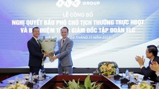 Tân Tổng giám đốc Trần Quang Huy và ông Trịnh Văn Quyết, Chủ tịch HĐQT Tập đoàn FLC. 
