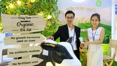 Sản phẩm “Sữa tươi Vinamilk 100% Organic” – từ Trang trại bò sữa Organic tiêu chuẩn châu Âu đầu tiên tại Việt Nam và Đông Nam Á có mặt tại Hội nghị thượng đỉnh APEC 2017. (Ảnh: Xuân Phú)