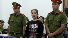 Bà Quỳnh tại phiên xử phúc thẩm. Ảnh:An Phước.