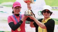 Đoàn Xuân Khuê Minh đăng quang Giải vô địch golf nữ nghiệp dư Quốc Gia 2017 (Ảnh: Duy Dương)