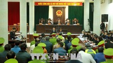 Phiên tòa sáng nay. Ảnh: TTXVN