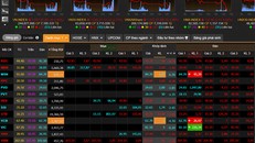Toàn thị trường tiếp tục "đỏ rực" trong phiên bán tháo sáng 6/2 trên bảng giá của SSI.