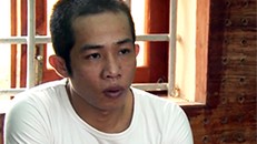 Thuận tại cơ quan điều tra. Ảnh: Công an cung cấp.