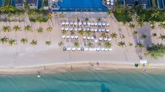 Biệt thự biển Novotel nằm bên bãi Trường, một trong những bãi biển đẹp nhất đảo Ngọc Phú Quốc