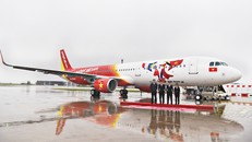 Vietjet nhận bàn giao tàu bay mang biểu tượng 45 năm quan hệ Việt – Pháp