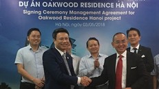 Công ty cổ phần Đầu tư Văn Phú – Invest và Công ty Oakwood (OWW) bắt tay nhau tại dự án Oakwood Residence Hà Nội