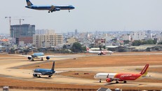 Ngừng khai thác nhiều chuyến bay do ảnh hưởng của bão số 4