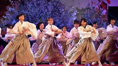 Tiết mục múa đặc sắc của đoàn Nhật Bản chào mừng Lễ hội hoa anh đào 2018