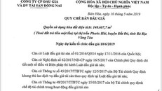 Đất ở Bà Rịa Vũng Tàu nhưng nộp hồ sơ và đấu giá lại diễn ra ở tận ... Đồng Nai nhằm tìm được nhà đầu tư có năng lực tài chính nhưng khi nhà đầu tư thực sự tới chờ đấu giá thì lại hủy đột ngột