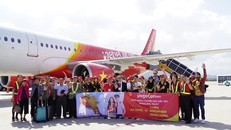 Vietjet khai trương loạt 3 đường bay mới tới thành phố đáng sống nhất Việt Nam