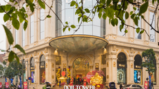 Tiểu cảnh trước cửa DOJI Tower có vi phạm, đảm bảo an toàn giao thông và mỹ quan khu vực?