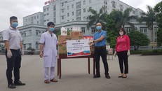 Bênh viện dã chiến tại Quảng Ninh tiếp nhận sản phẩm trao tặng của Unilever