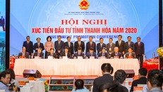 Tập đoàn Flamingo kí biên bản ghi nhớ với UBND Tỉnh về lộ trình phát triển dự án Khu du lịch sinh thái biển và nghỉ dưỡng cao cấp Hải Tiến