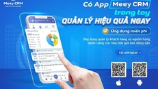 Meey CRM được phát triển bởi Công ty Cổ phần Tập đoàn Meey Land đã ra mắt sáng nay, 20/7.