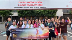 Nhân viên UPS tham gia vào giải chạy marathon để rèn luyện sức khỏe thể chất và tinh thần cũng như tạo sự gắn kết trong tập thể.