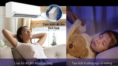 Công nghệ iAUTO-X và Humidity Sensor cải thiện chất lượng giấc ngủ hiệu quả 