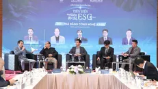 Đối thoại Chuyên gia với chủ đề: “Tiến biển bằng siêu đô thị ESG++: Đột phá bằng công nghệ xanh” chiều ngày 09/12, tại Trung tâm Hội nghị Quốc gia .