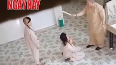 Ni cô đánh tiểu ni. Ảnh cắt từ cip