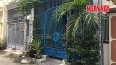 Căn nhà số 91/46 Phạm Văn Chiêu (cổng xanh, phường 14, quận Gò Vấp, TP.HCM), nơi gia đình anh Tâm sinh sống bị nhóm đòi nợ thuê xông vào uy hiếp chiều 19/6. Ảnh: Linh Vũ