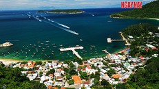 Cù Lao Chàm nhìn từ trên cao. Ảnh: Minh Hải