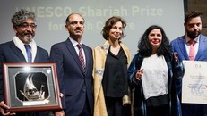 Trao giải UNESCO Sharjah dành cho phát triển văn hóa Ả Rập