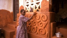 Các tòa nhà truyền thống Asante