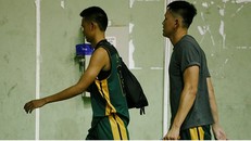 Lê Phước Thắng và Lê Văn Đầy, hai cầu thủ đội Cần Thơ