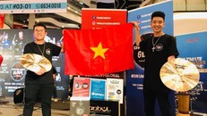 Nguyễn Đức Minh Dương và Phạm Duy Anh xuất sắc đoạt giải quán quân cuộc thi Drum Off Global 2019.