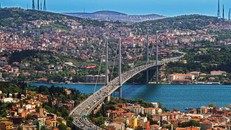 Một góc thành phố Istanbul, Thổ Nhĩ Kỳ.