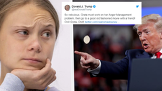 Ông Trump từng chỉ trích Greta Thunberg từ trước khi cô được bình chọn làm "Nhân vật của Năm" 2019. (Ảnh: Getty).