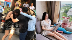 Hình ảnh trong video đánh ghen lan truyền trên mạng chiều 15/9.