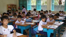 Học sinh tiểu học Cao Văn Ngọc ở Côn Đảo. (Ảnh minh họa)