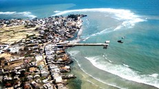 Lý Sơn nhìn từ trên cao