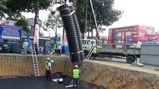 Cận cảnh hồ chống ngập thông minh đầu tiên ở Sài Gòn