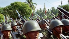 Quân đội Myanmar. (Nguồn: dailymail.co.uk) 