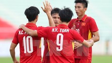 U22 Việt Nam hướng đến chiến thắng thứ 2 tại SEA Games 29. (Ảnh: Quốc Khánh/TTXVN)
