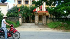 Trụ sở Ban quản lí rừng phòng hộ huyện Tuyên Hóa, nơi ông Sơn làm việc