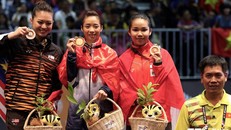 VĐV Wushu Thúy Vi nhận HCV đầu tiên tại SEA Games 29