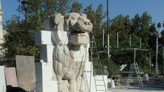 Hoàn thành trùng tu tượng Sư tử 2.000 năm tuổi ở thành phố cổ Palmyra