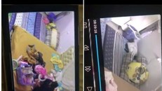 Hình ảnh được mẹ bé gái đưa lên mạng xã hội