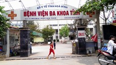 BV đa khoa tỉnh Hoà Bình nơi xảy ra sự việc