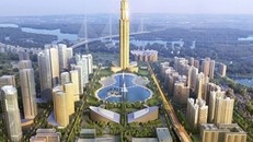 Phối cảnh thành phố thông minh được công bố giữa năm 2017.