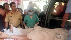 Lãnh đạo Phòng Cảnh sát giao thông đường bộ - đường sắt thăm chiến sĩ bị thương tại Bệnh viện 175