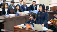 Đại diện VKS tại phiên xử. Ảnh: P.Đ.