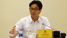 Phó Thủ tướng Vũ Đức Đam cùng dự cuộc đối thoại giữa Bộ Y tế, BHXH Việt Nam và Hiệp hội Bệnh viện tư nhân Việt Nam. (Ảnh: VGP/Đình Nam)